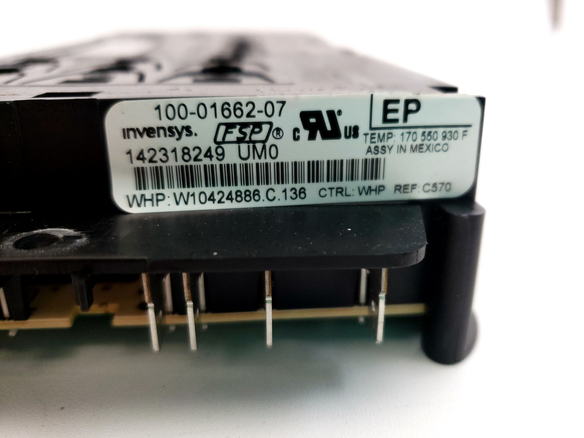 Whirlpool Range Control Board