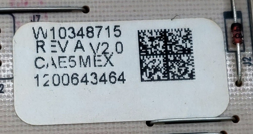 Whirlpool Range Control  W10348715