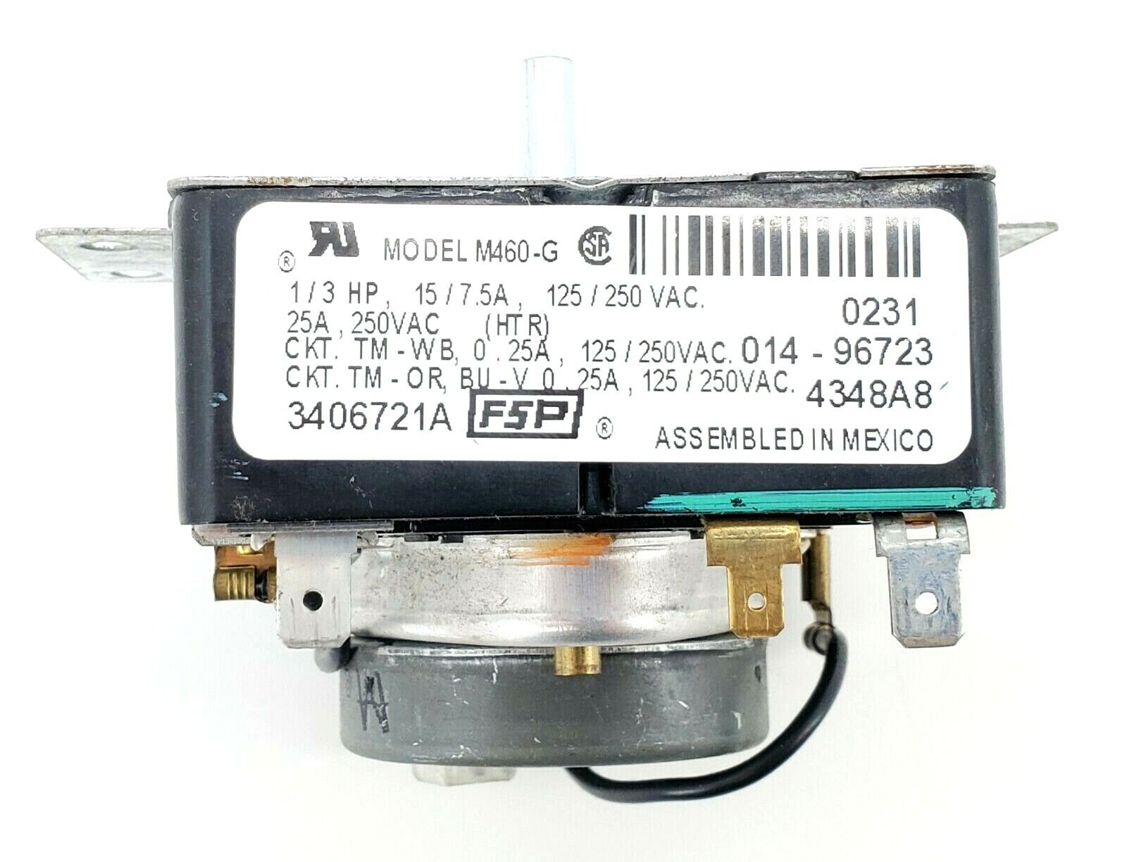 OEM Whirlpool Dryer Timer 3406721 Same Day Shipping & Lifetime Warranty