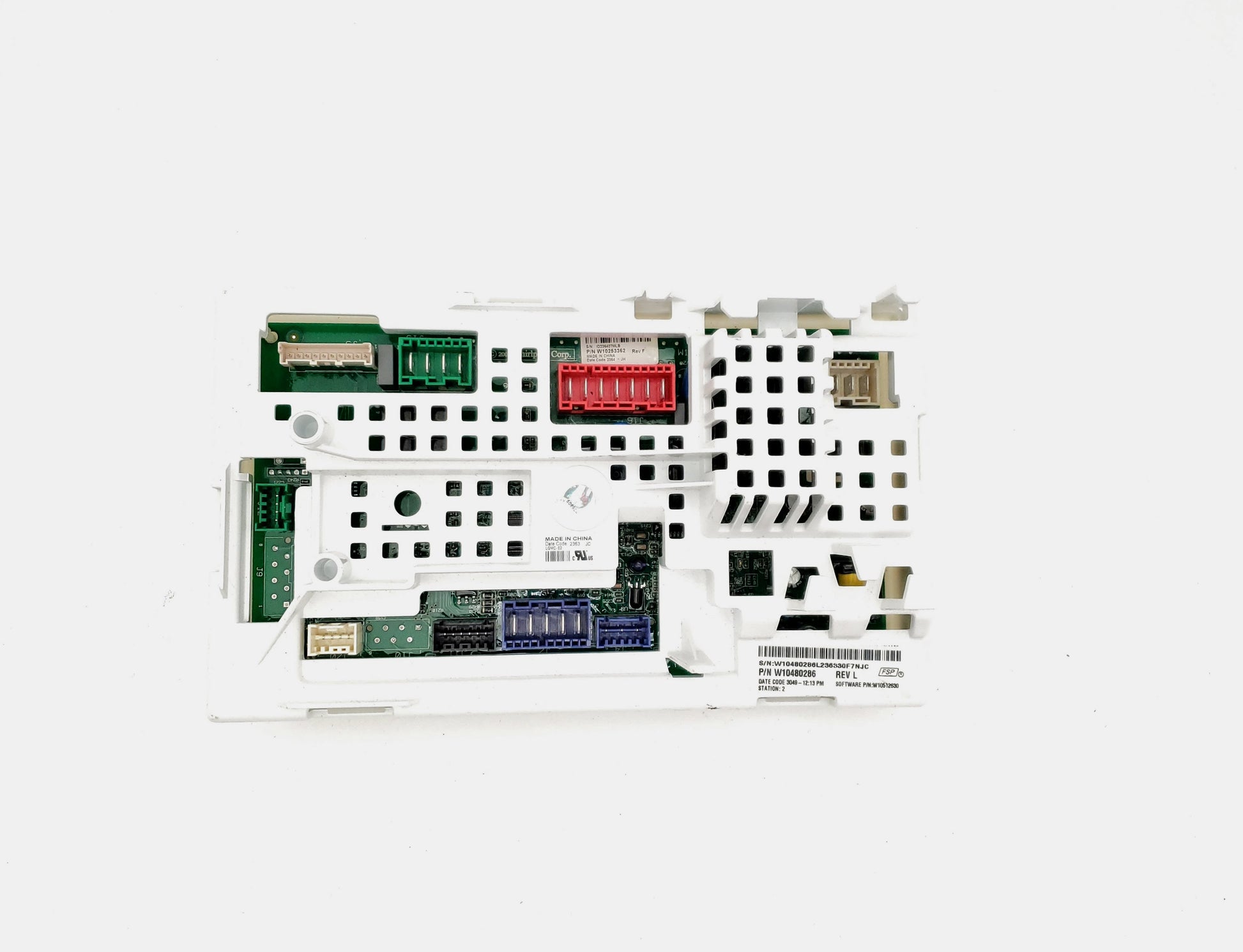 Whirlpool Washer Control W10480286