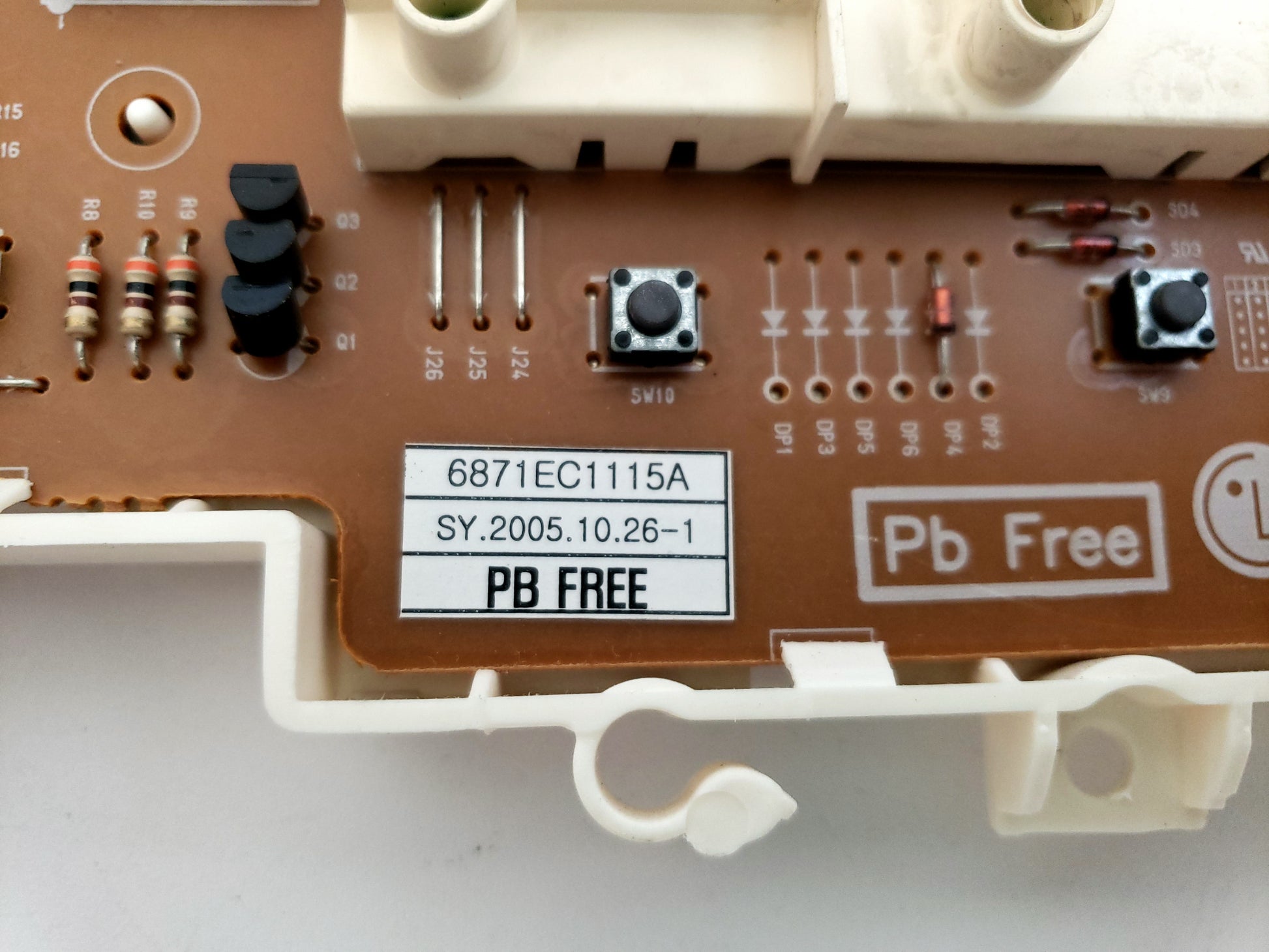LG Dryer Control Board 6871EC1115A