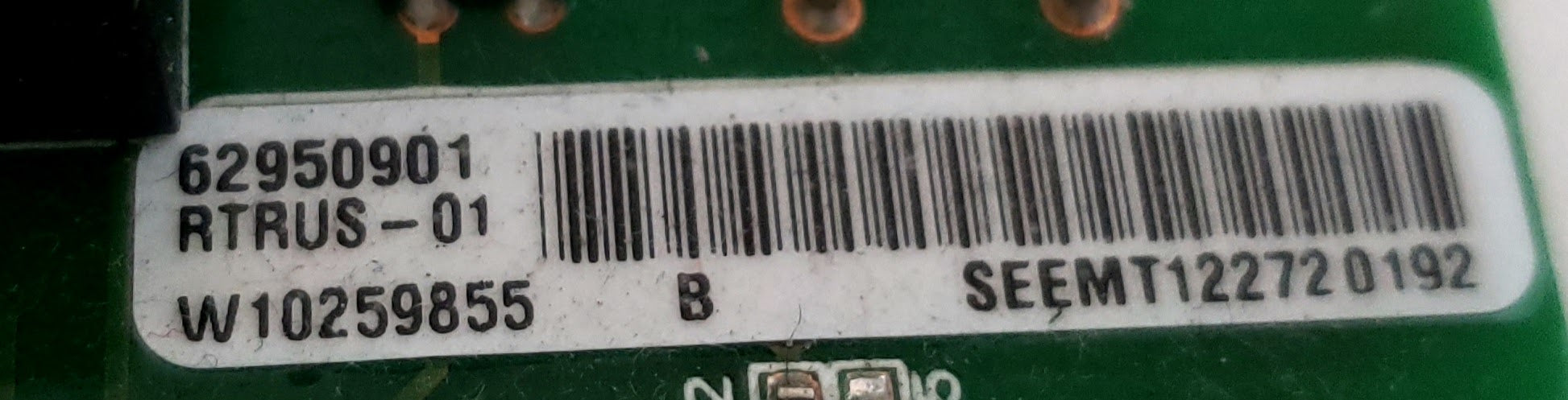 Whirlpool Refrigerator Control W10259855