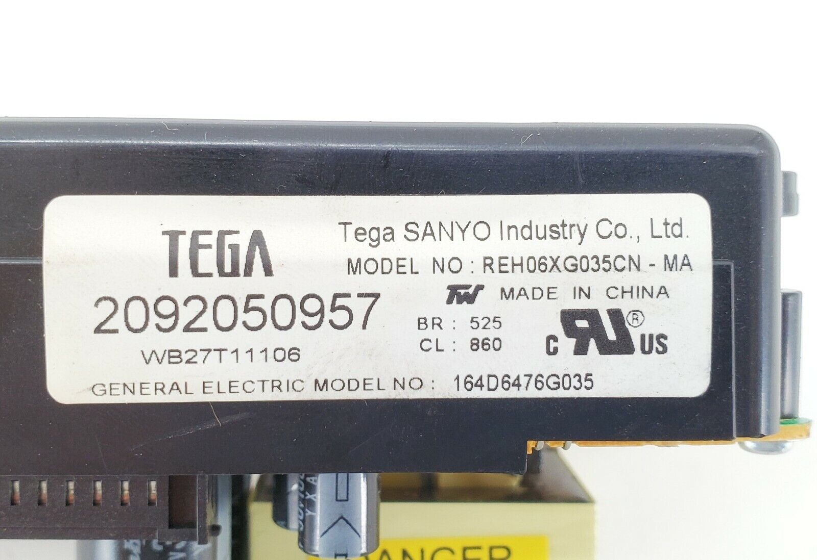 GE Range Control WB27T11106