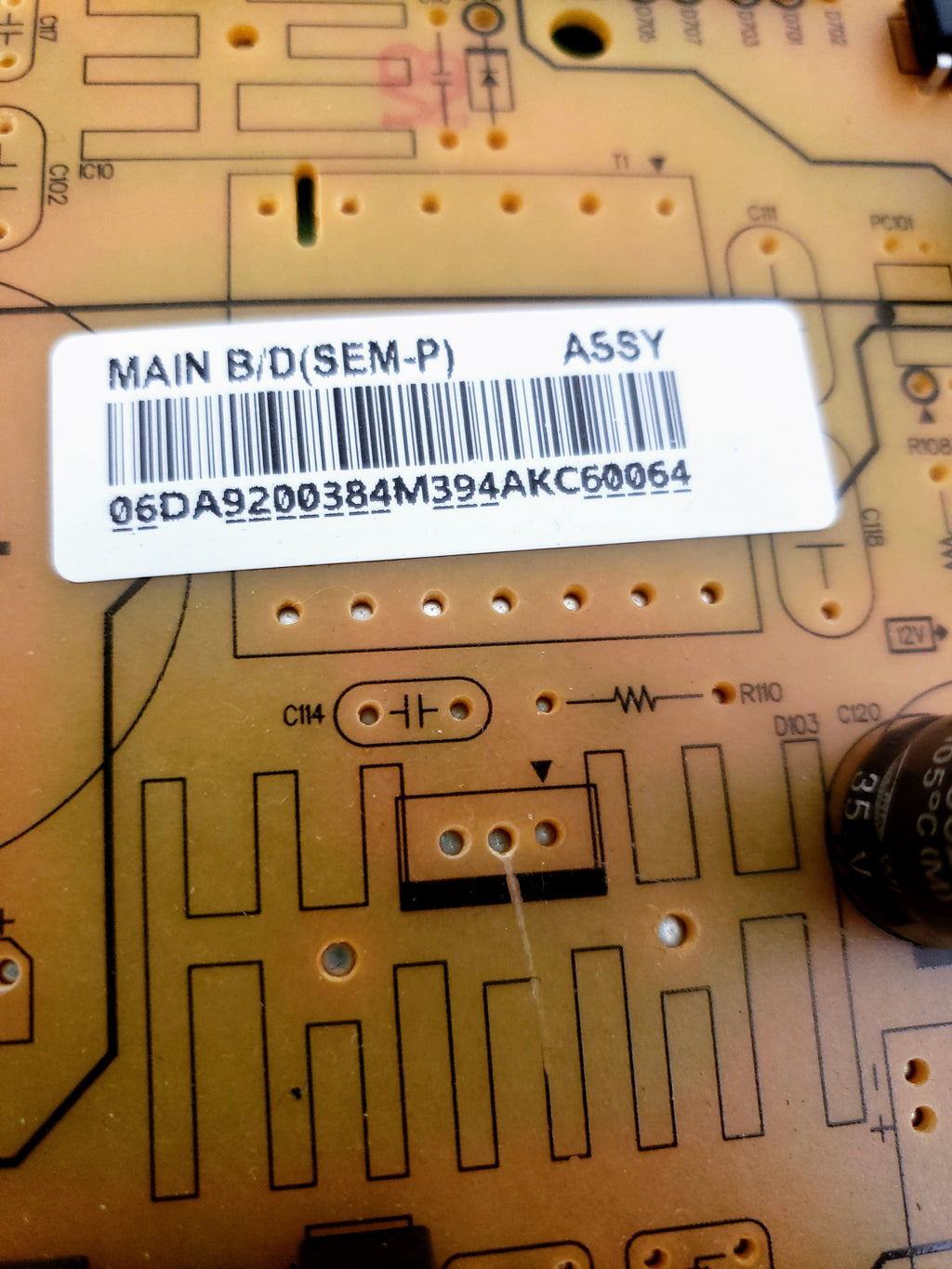 Samsung Refrigerator Control Board