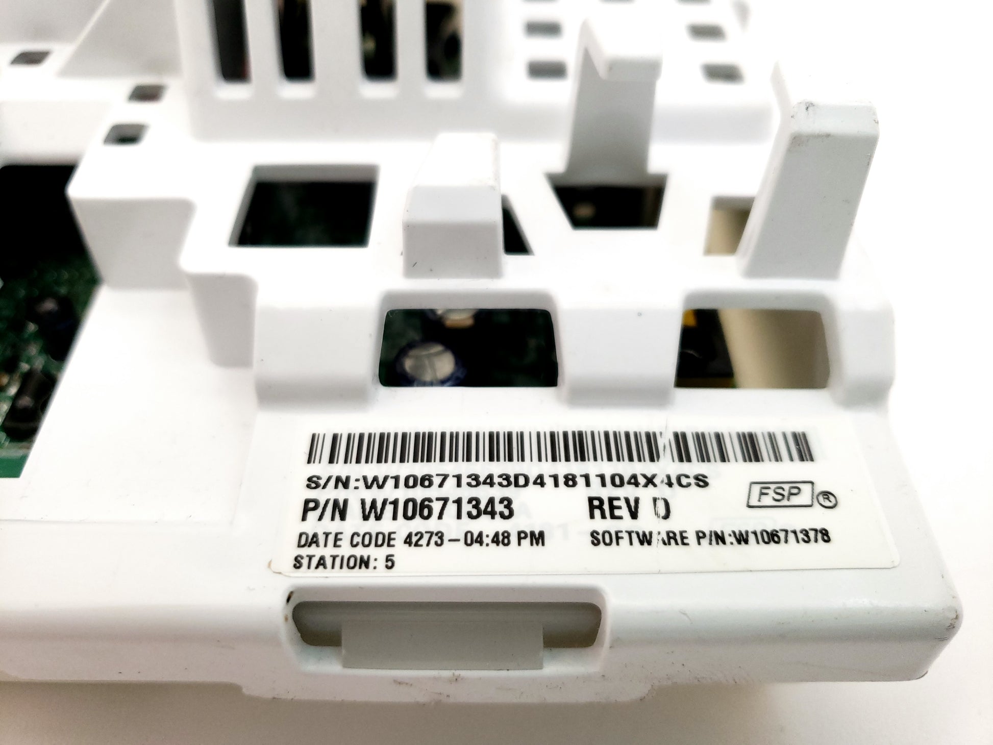 Whirlpool Washer Control W10671343