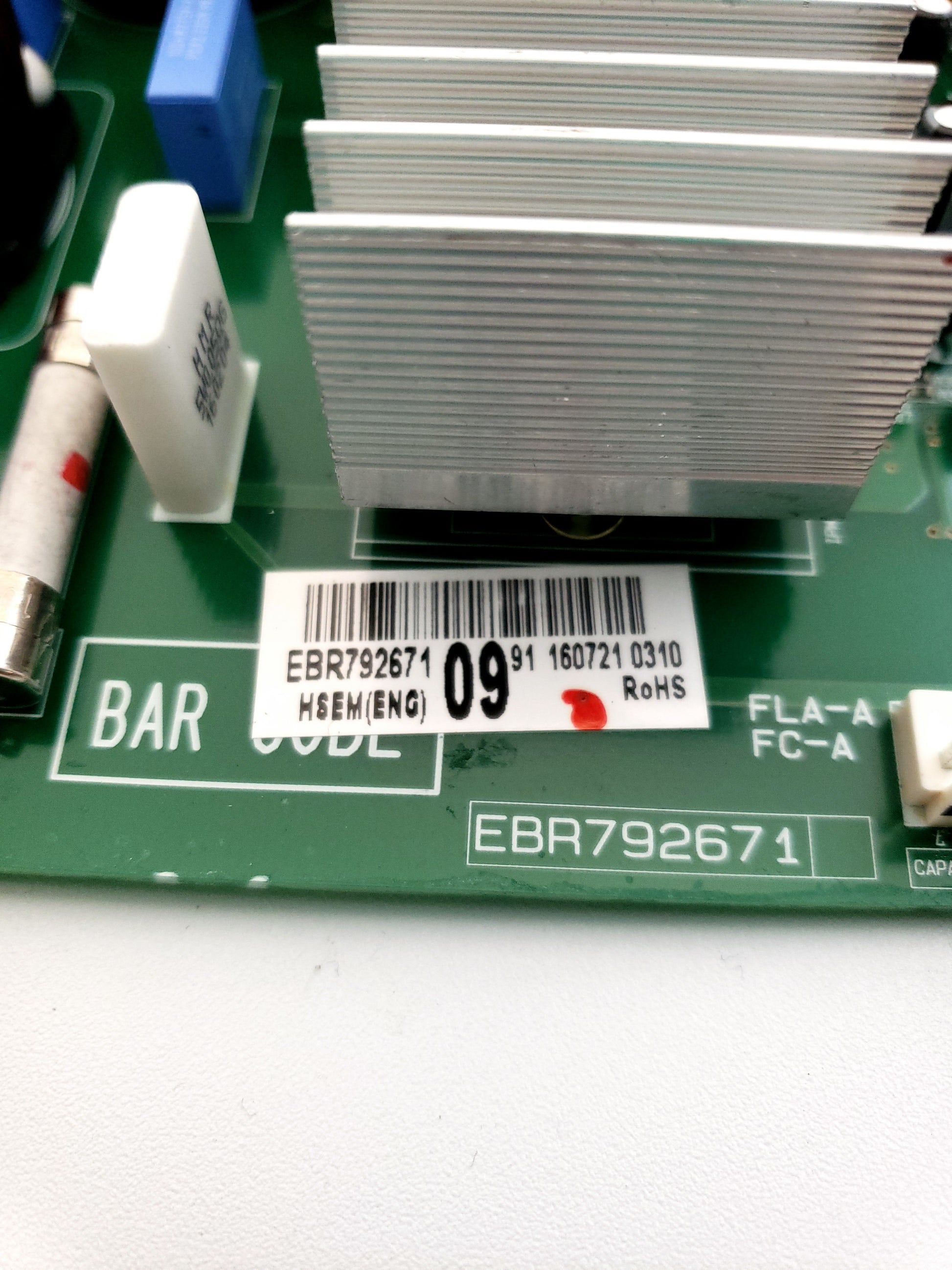 LG Refrigerator Control Board EBR79267109
