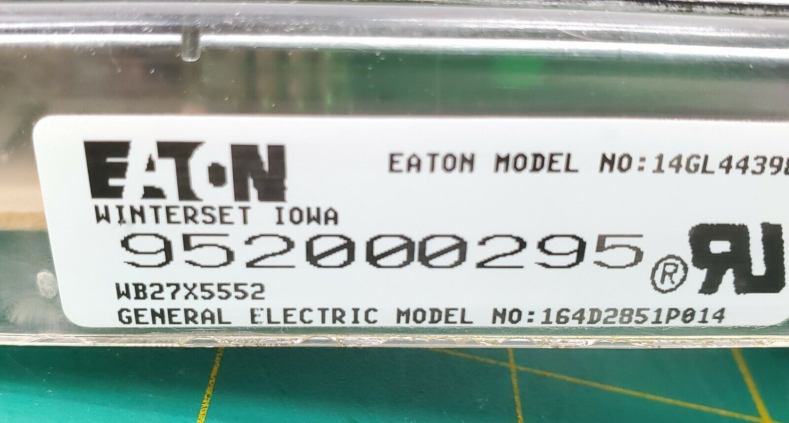 GE Range Control Board WB27X5552