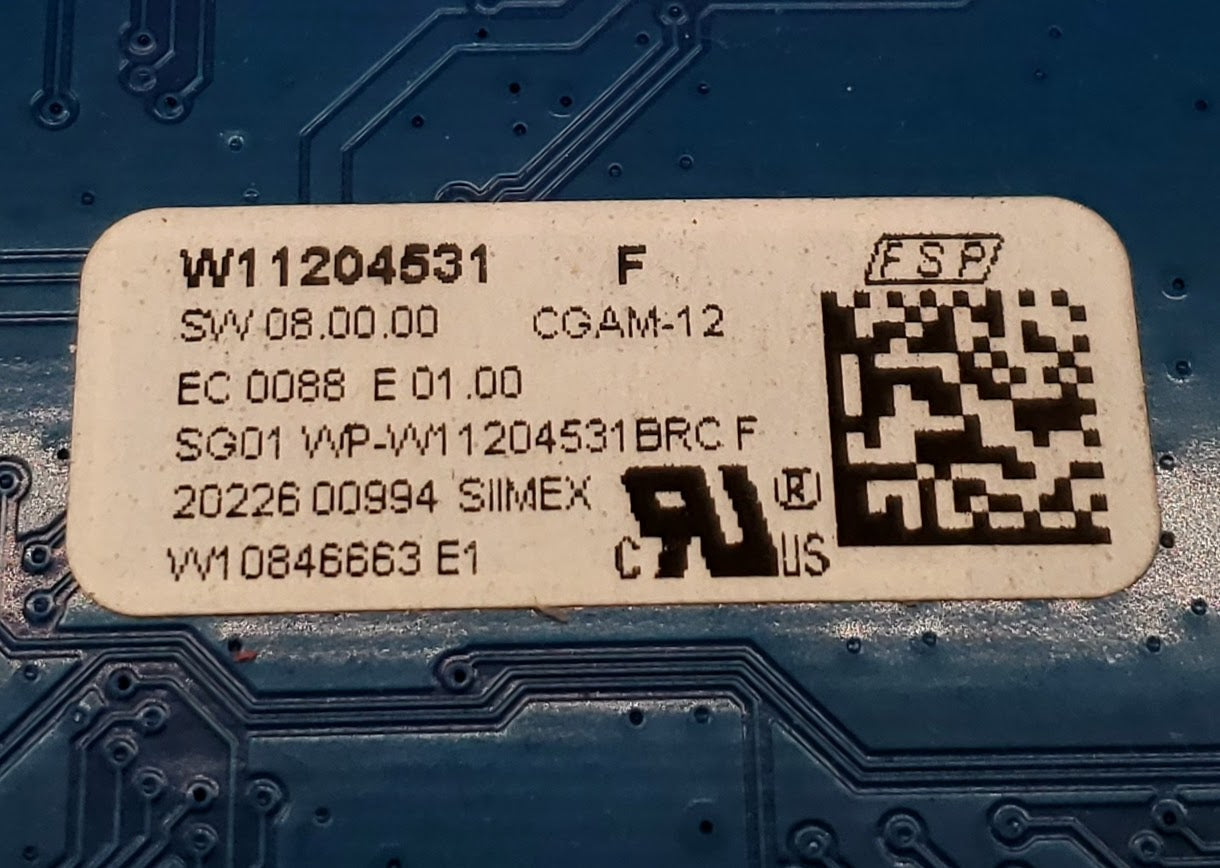 Whirlpool Range Control  W11204531