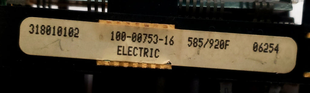 Frigidaire Range Control  318010102