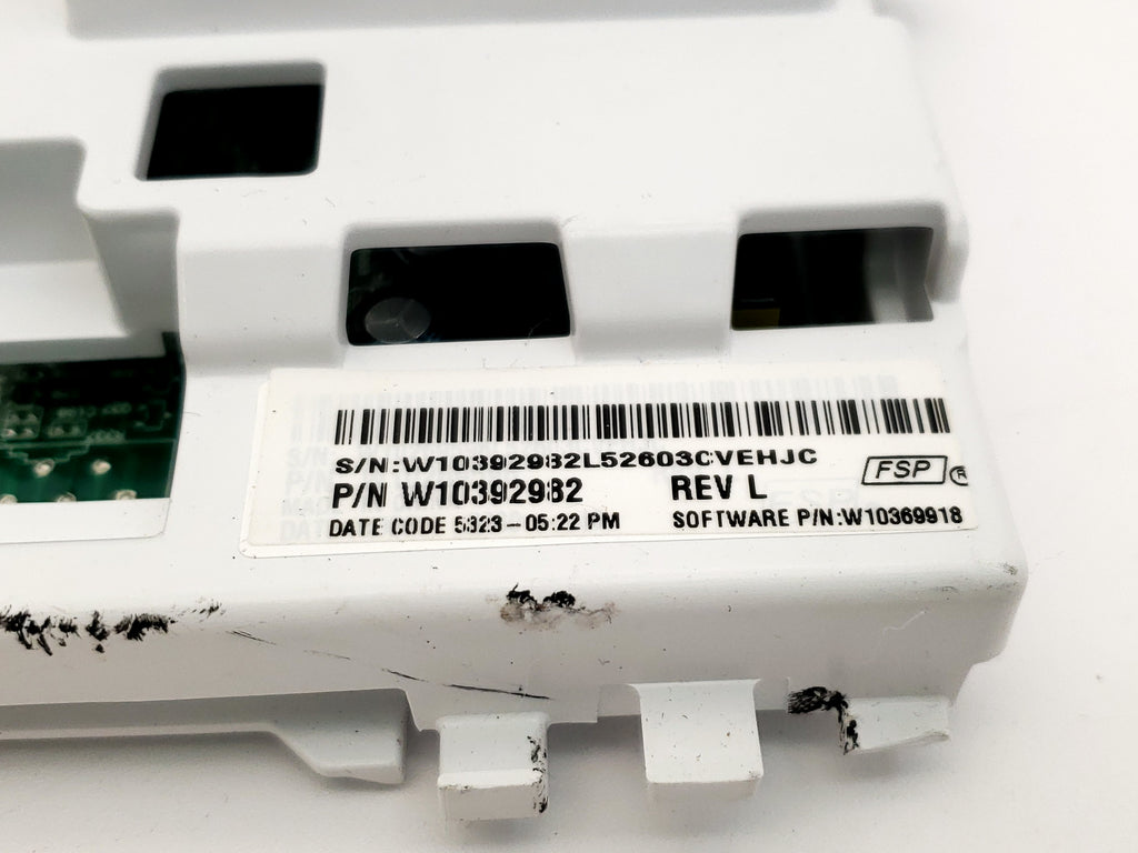 Kenmore Washer Control W10392982