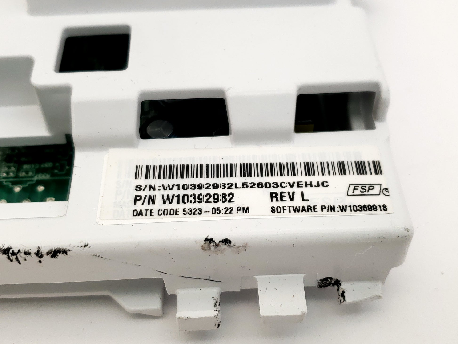 Kenmore Washer Control W10392982
