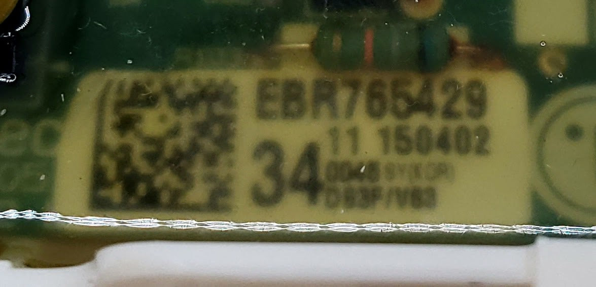 LG Dryer Control EBR76542934