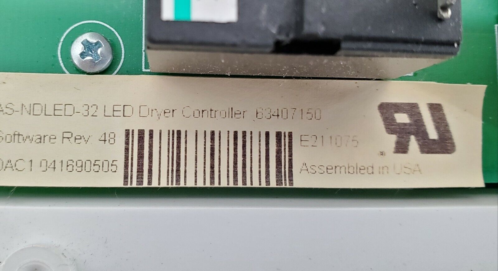 Whirlpool Dryer Control Board  63407150