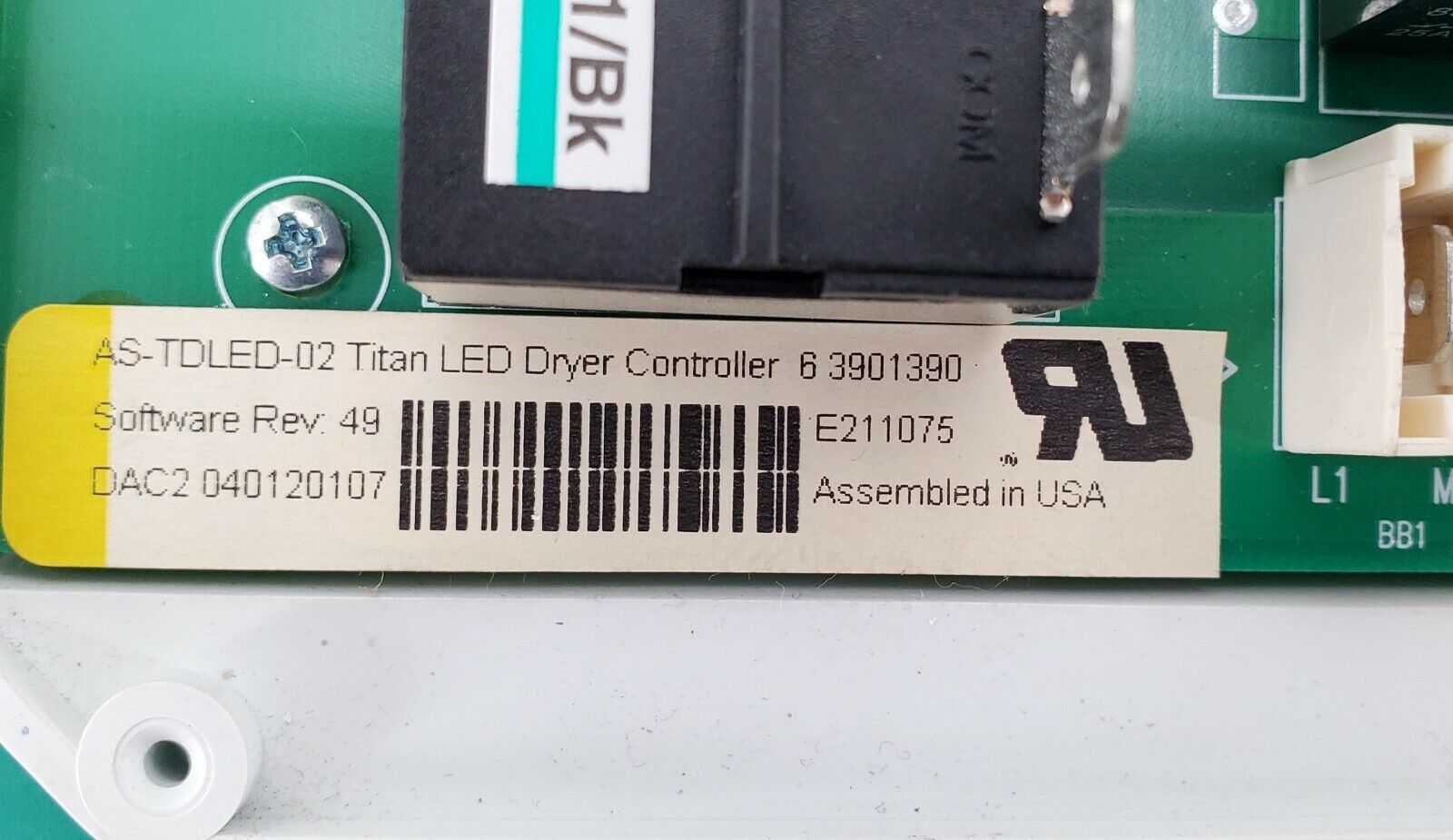 Maytag Dryer Control 63901390