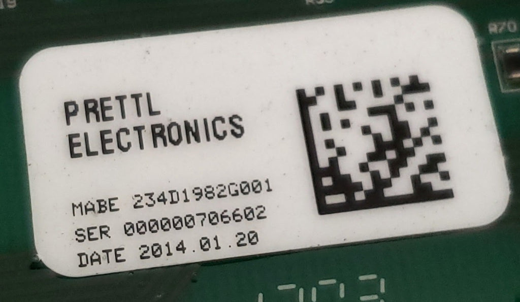 GE Dryer Control 234D1982G001