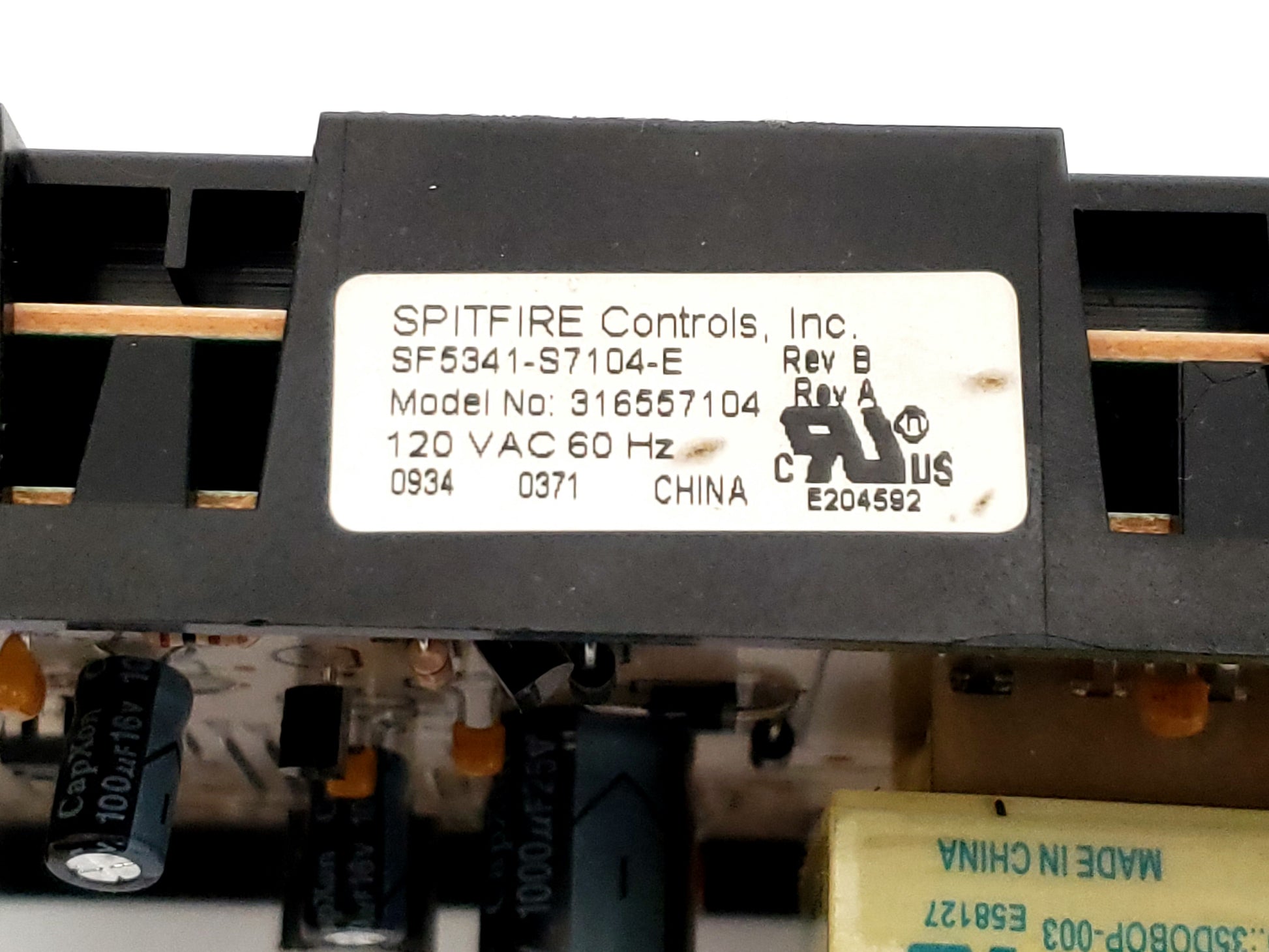 Frigidaire Range Control 316557104