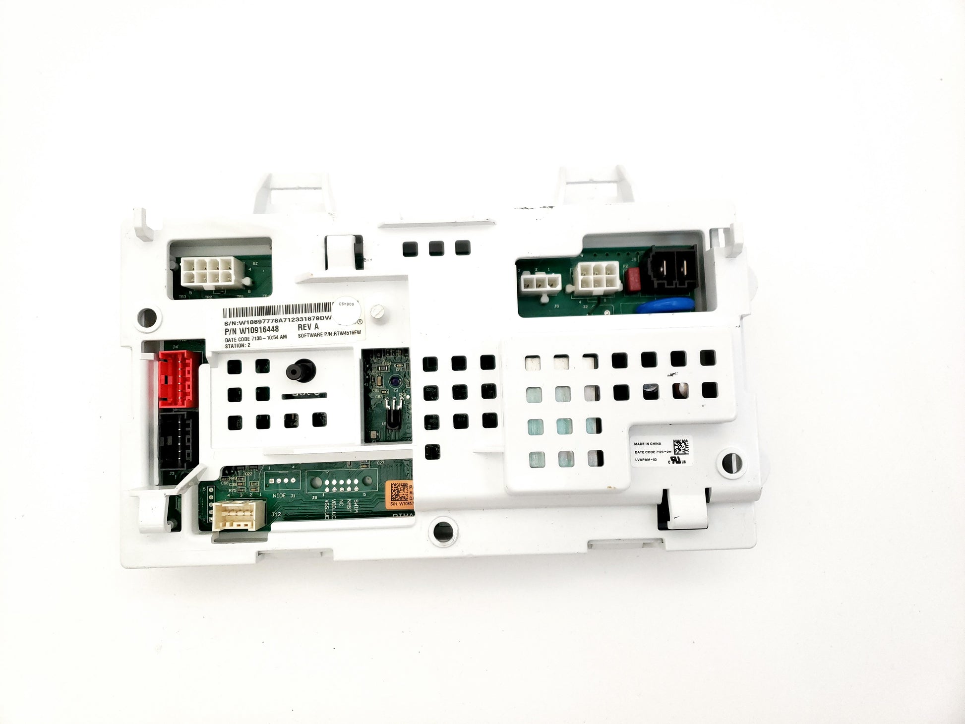Whirlpool Washer Control W10916448