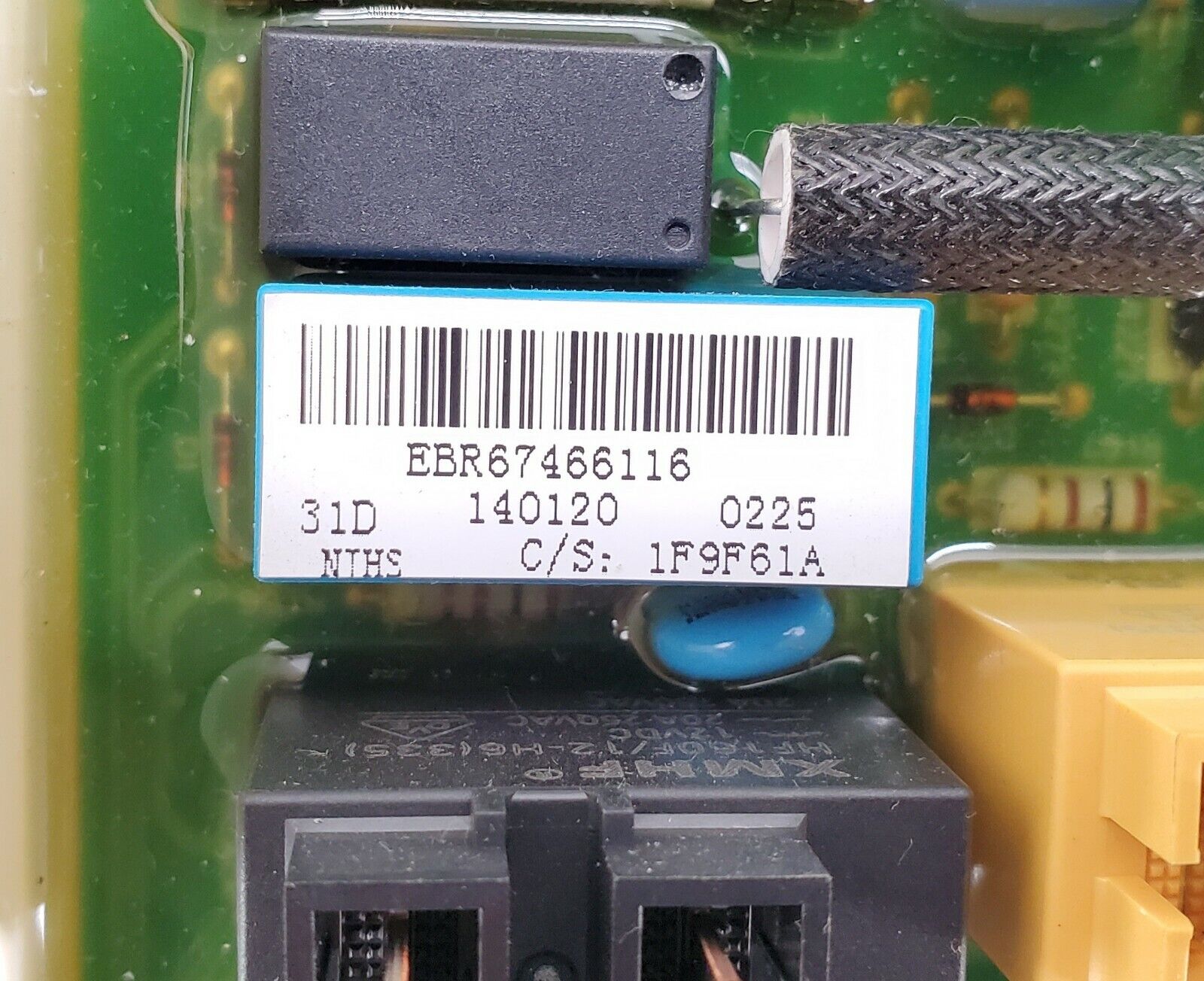 LG Washer Control Board EBR67466116