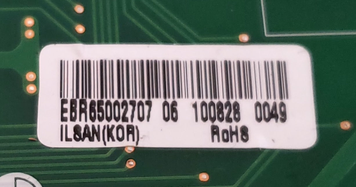 LG Refrigerator Control EBR65002707