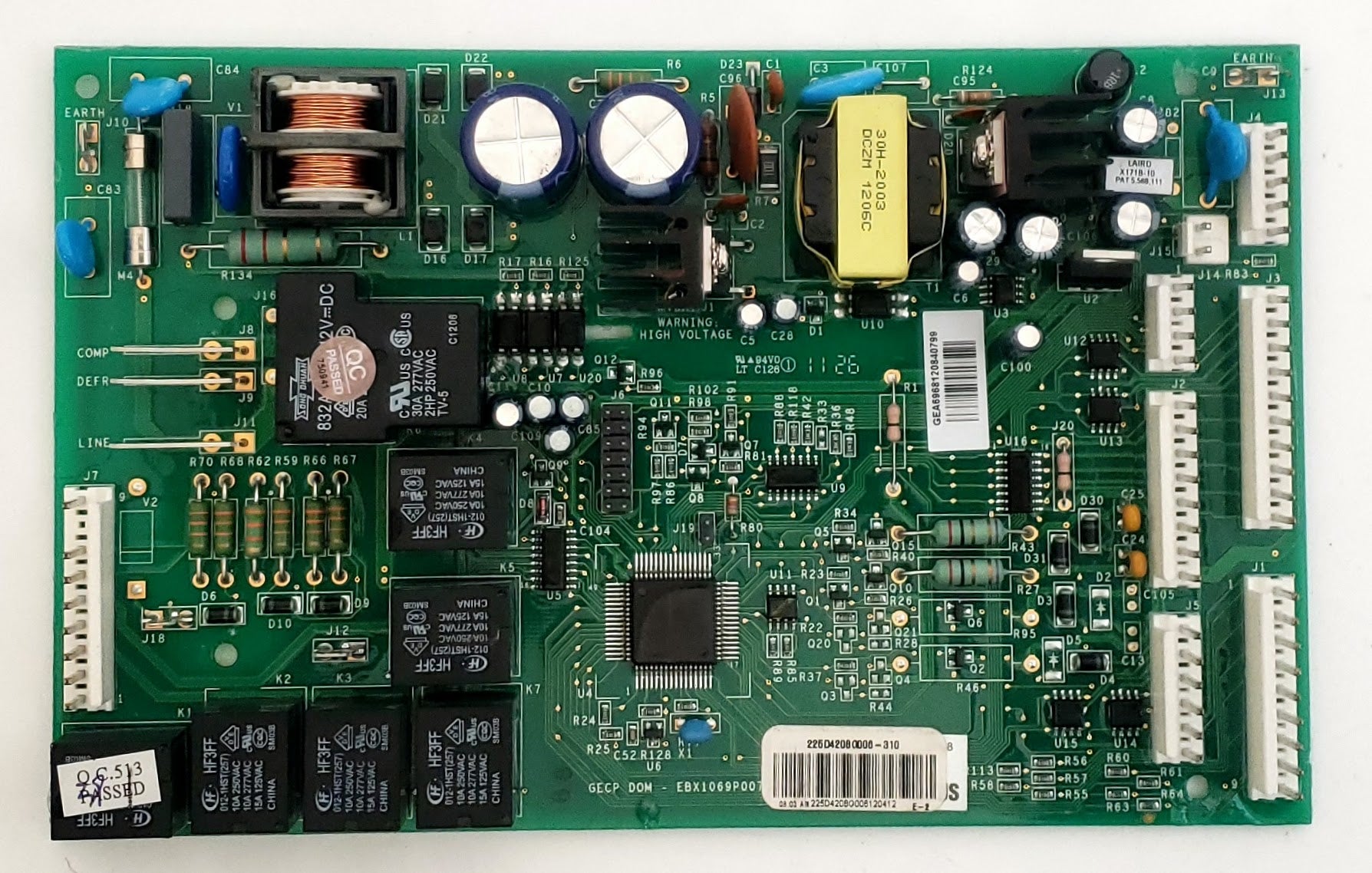 GE Refrigerator Control 225D4208G006