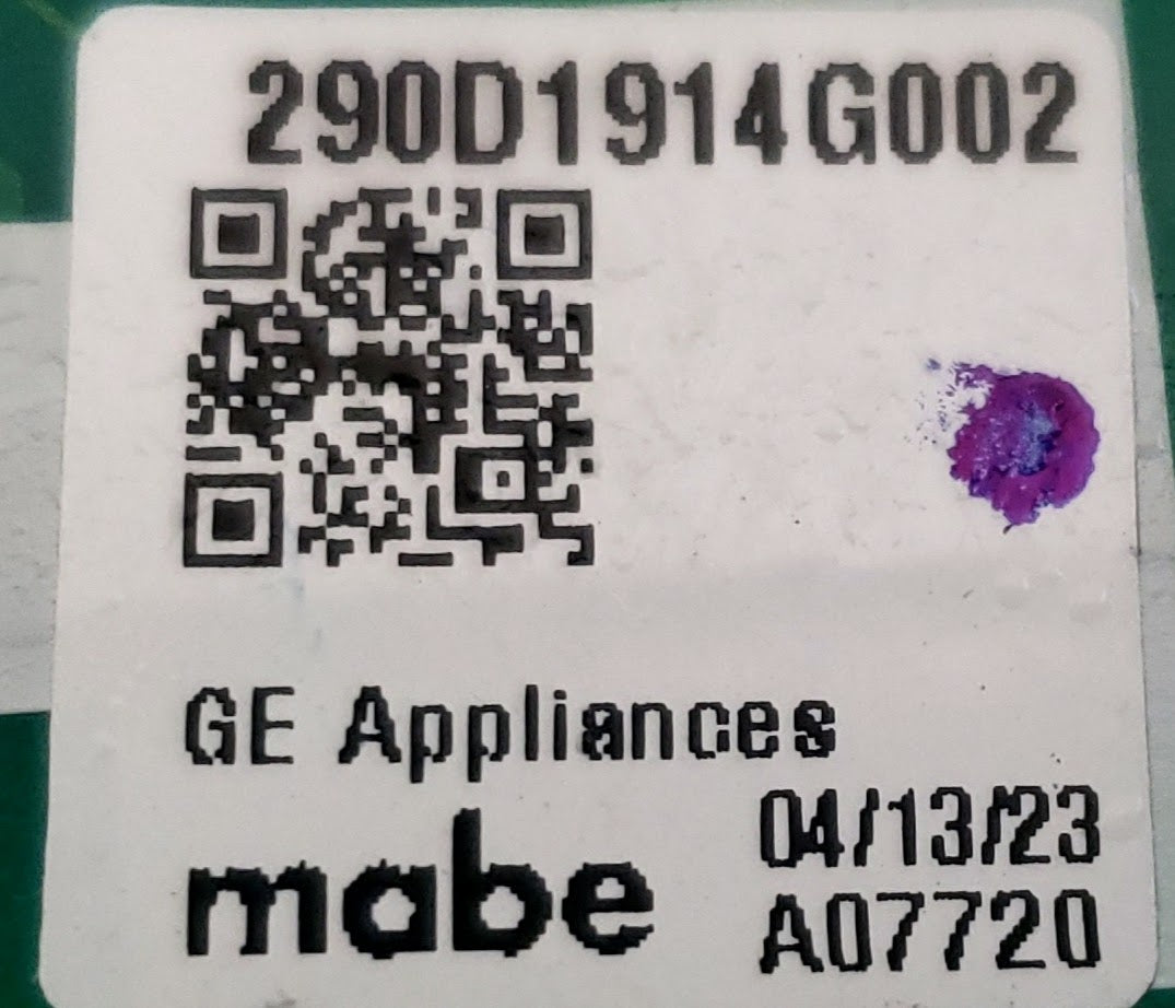 GE Washer Control  290D1914G002