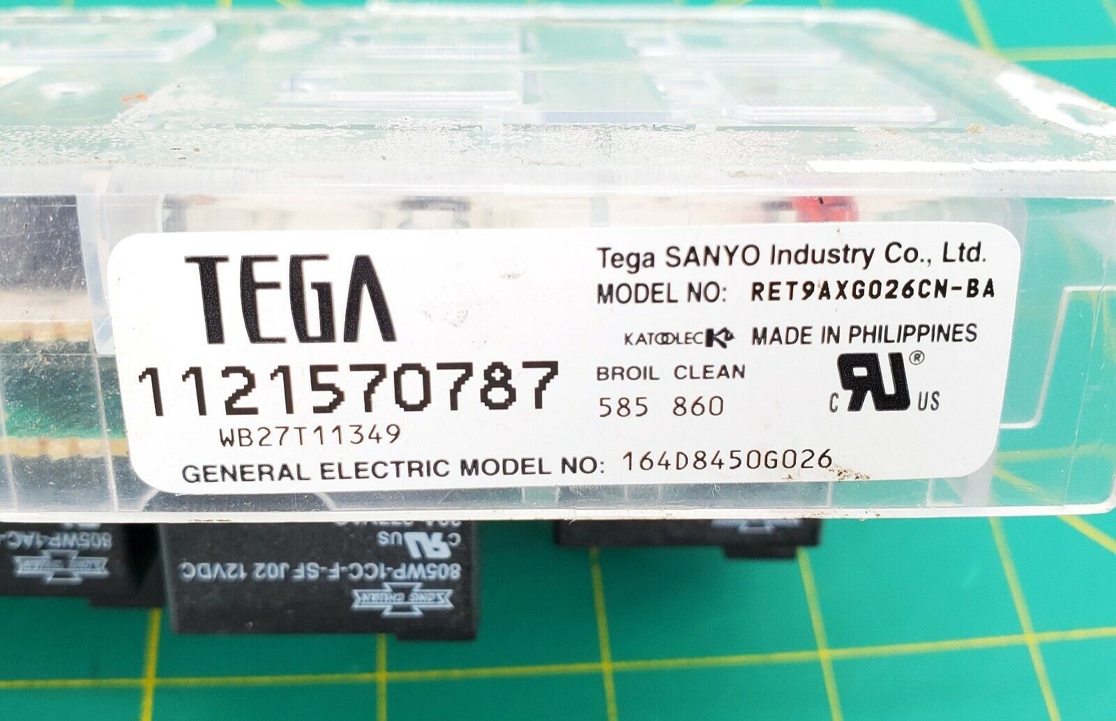 GE Range Control  Board WB27T11349