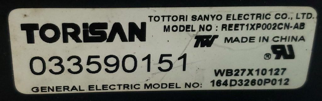 GE Range Control  WB27X10127