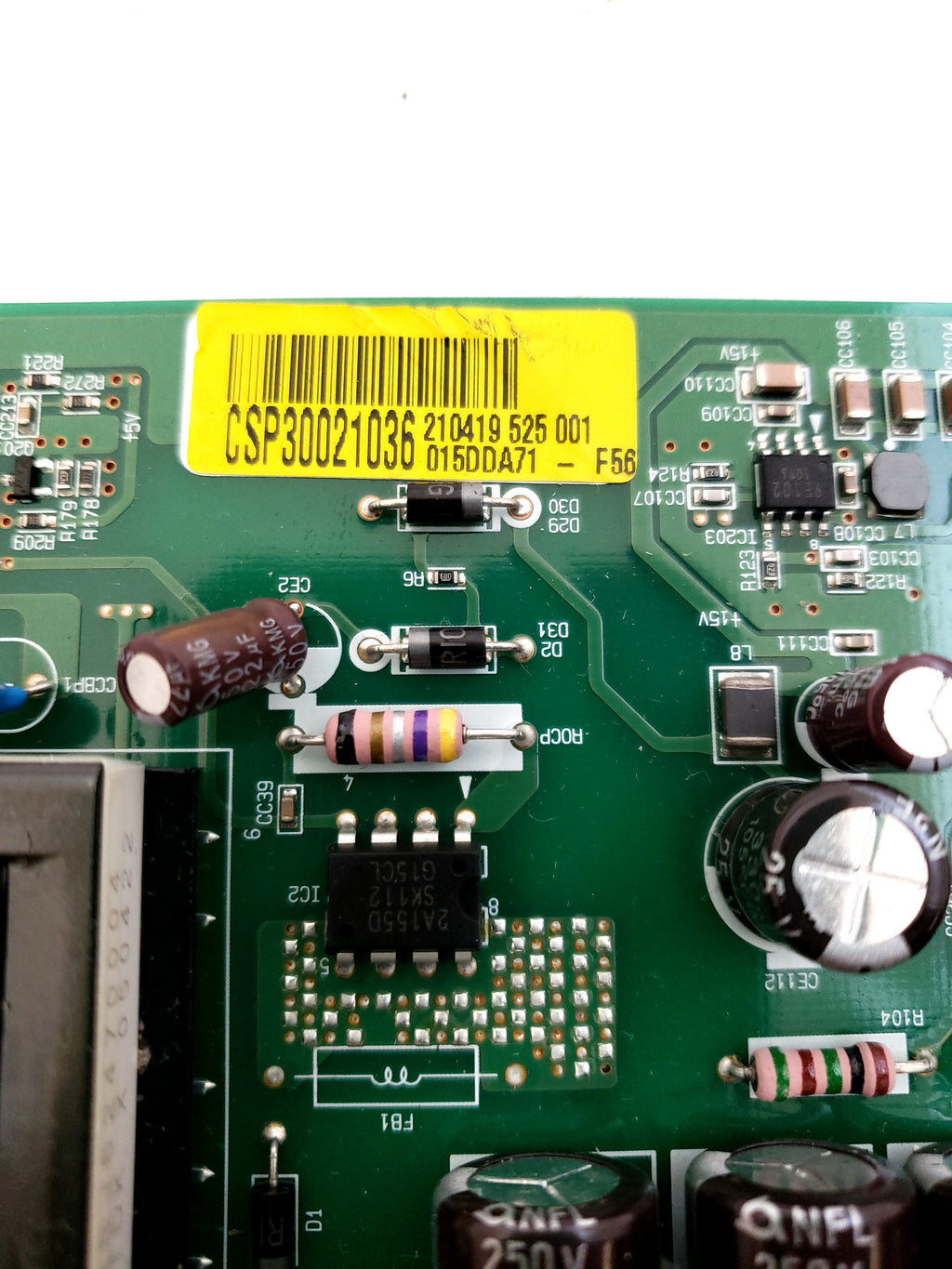 LG Refrigerator Control Board CSP30021036