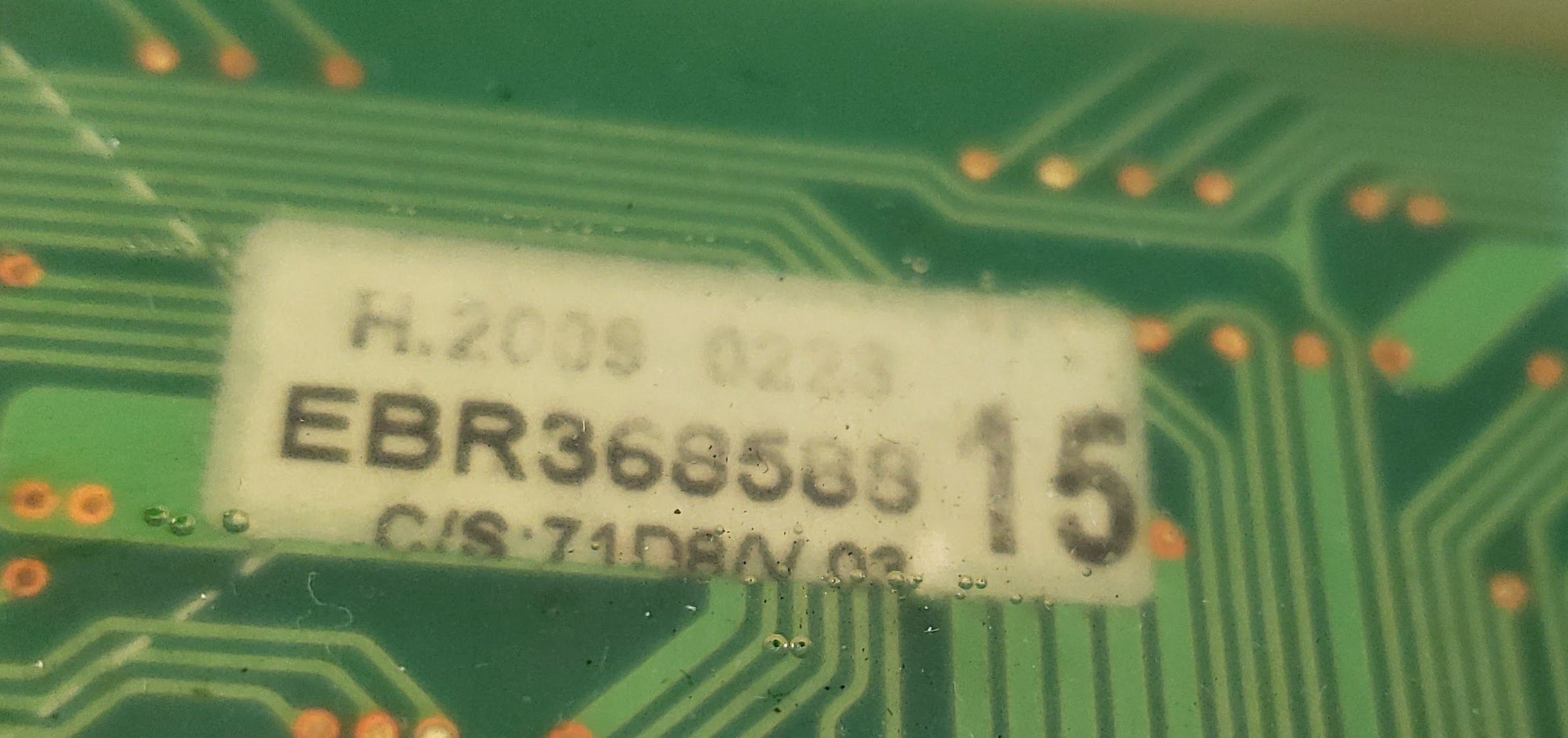 LG Dryer Control EBR36858815