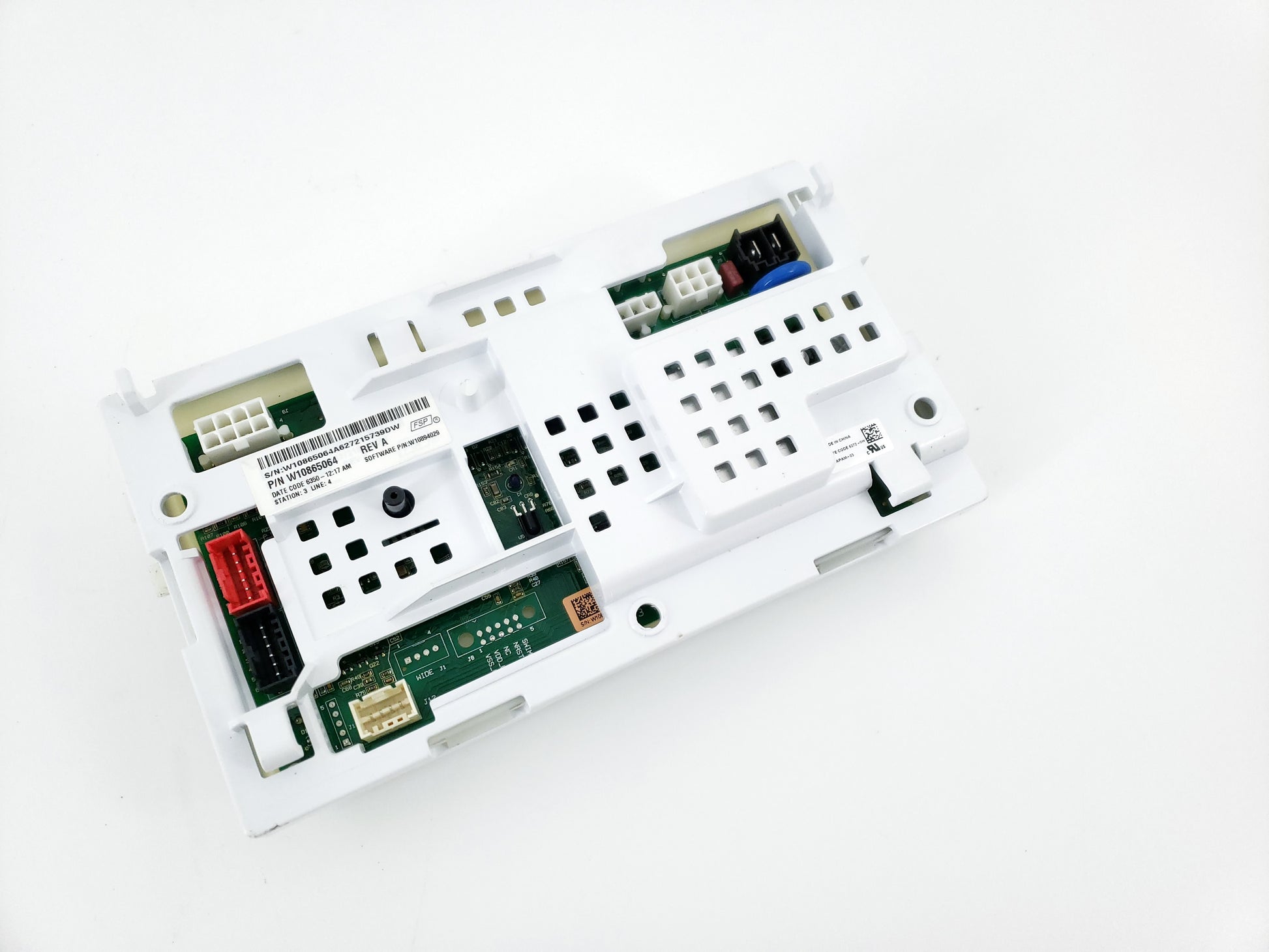 Whirlpool Washer Control W10865064