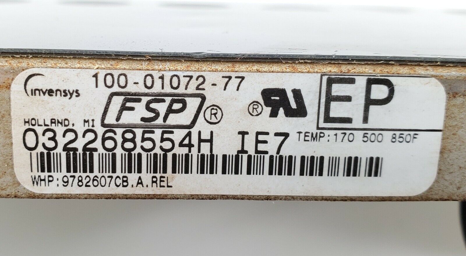 Whirlpool Range Control 9782607CB