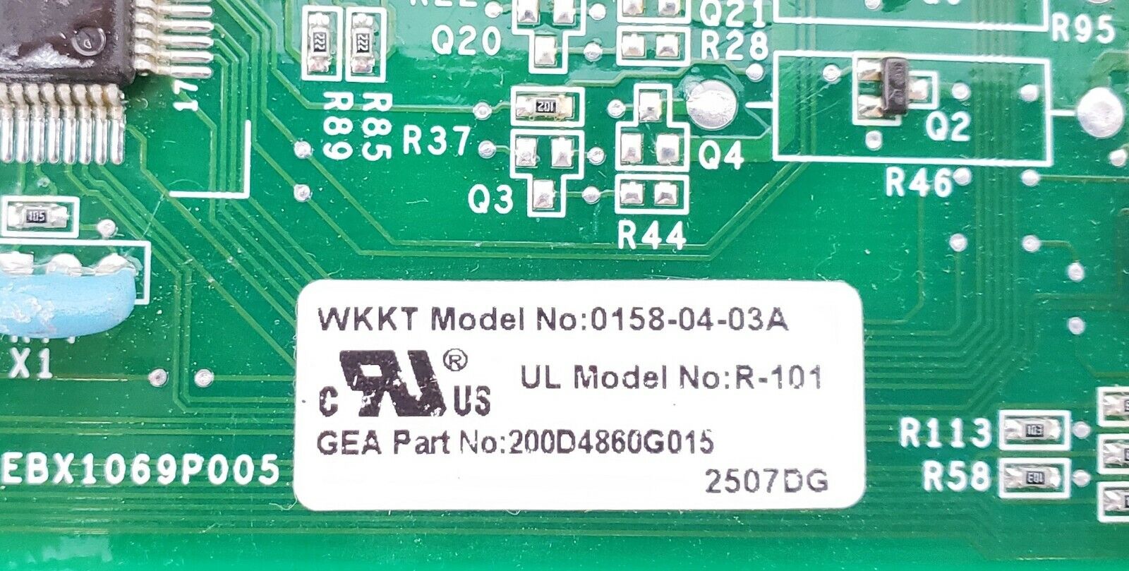 GE Refrigerator Control 200D4860G015
