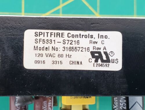 Frigidaire Range Control 316557216