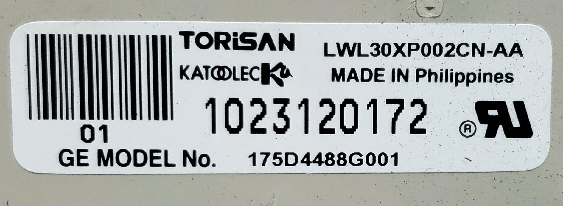 GE Washer Control