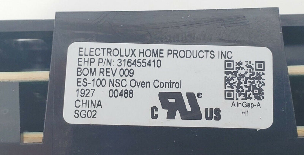 Frigidaire Range Control 316455410