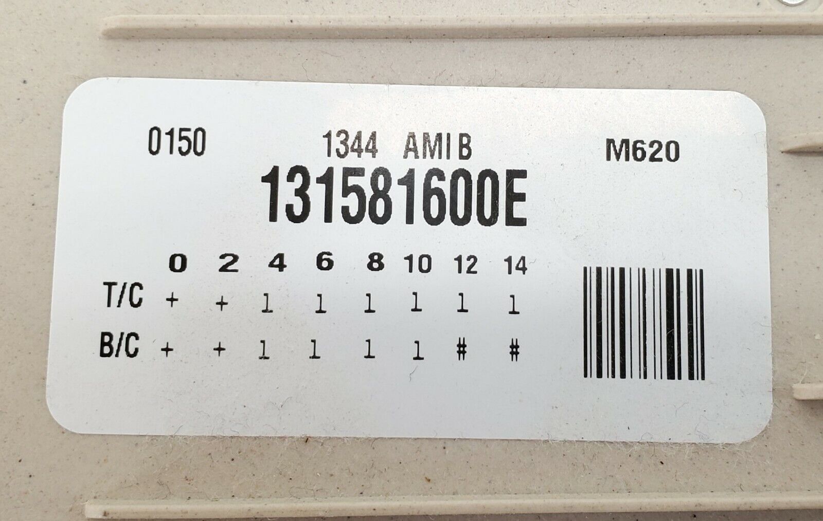 Frigidaire Washer Timer 131581600