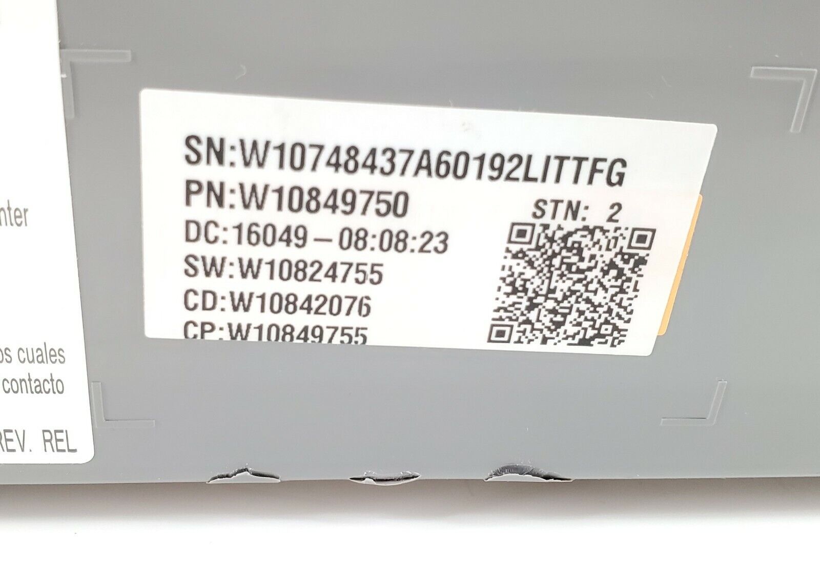 Genuine OEM Whirlpool Washer Control W10849750 Same Day Ship *Lifetime Warranty*