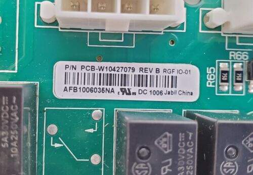 Whirlpool Refrigerator Control Board W10427079