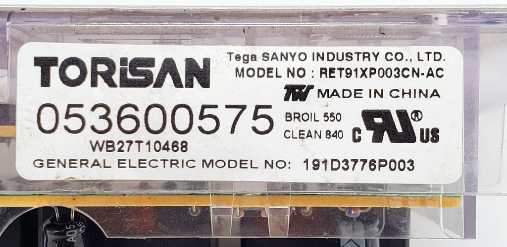 OEM  GE Range Control Board WB27T10468