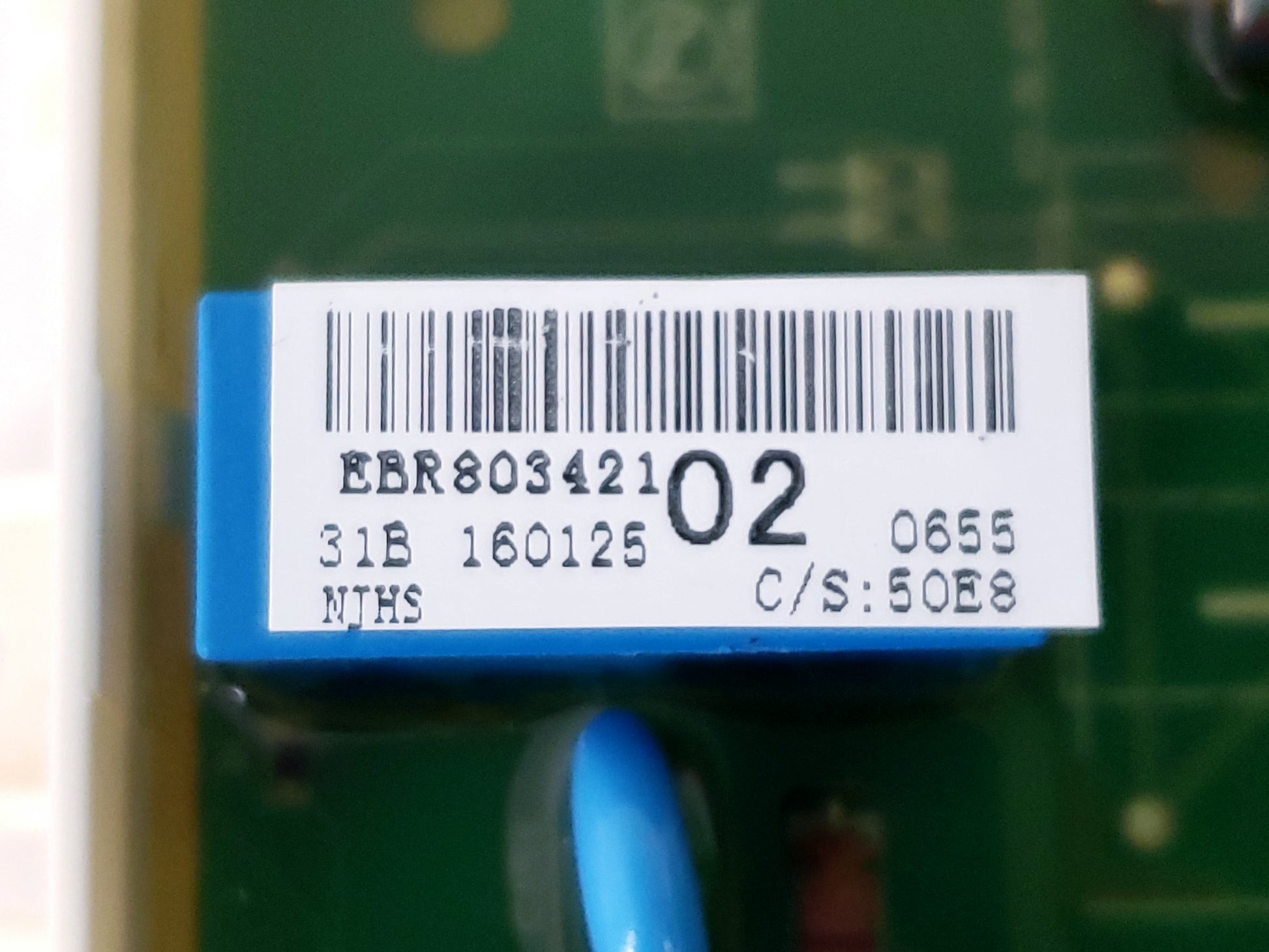 LG Washer Control Board EBR80342102
