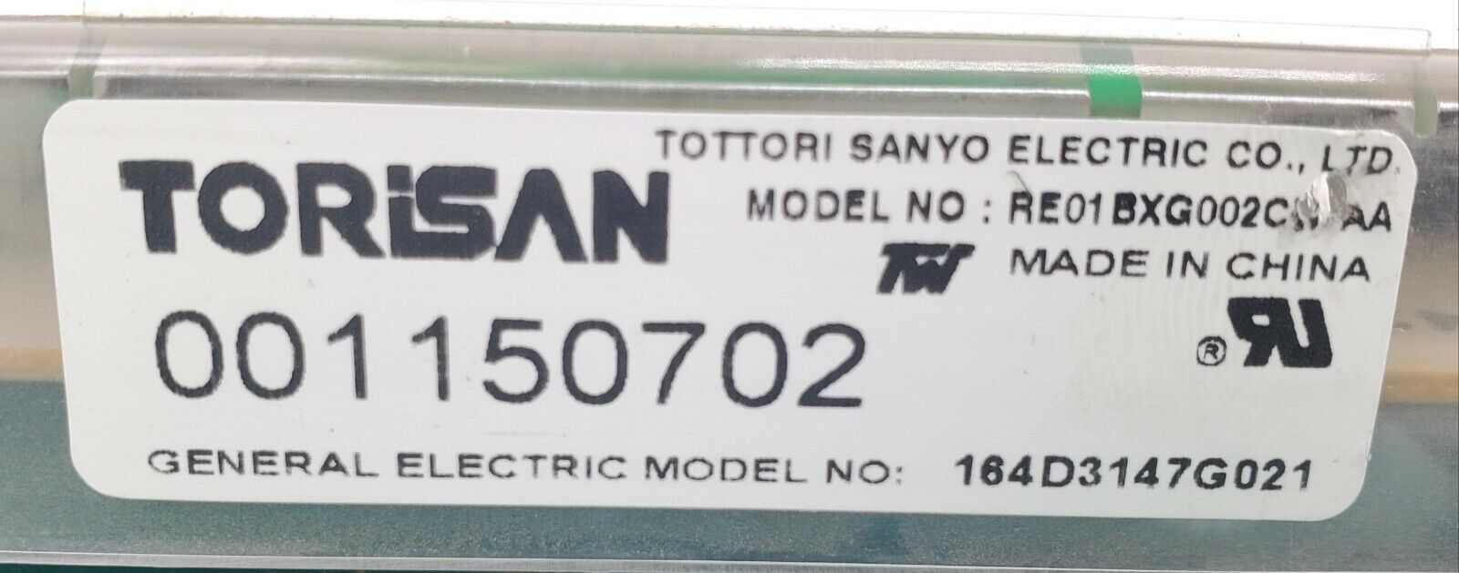 GE Range Control Board 164D3147G021