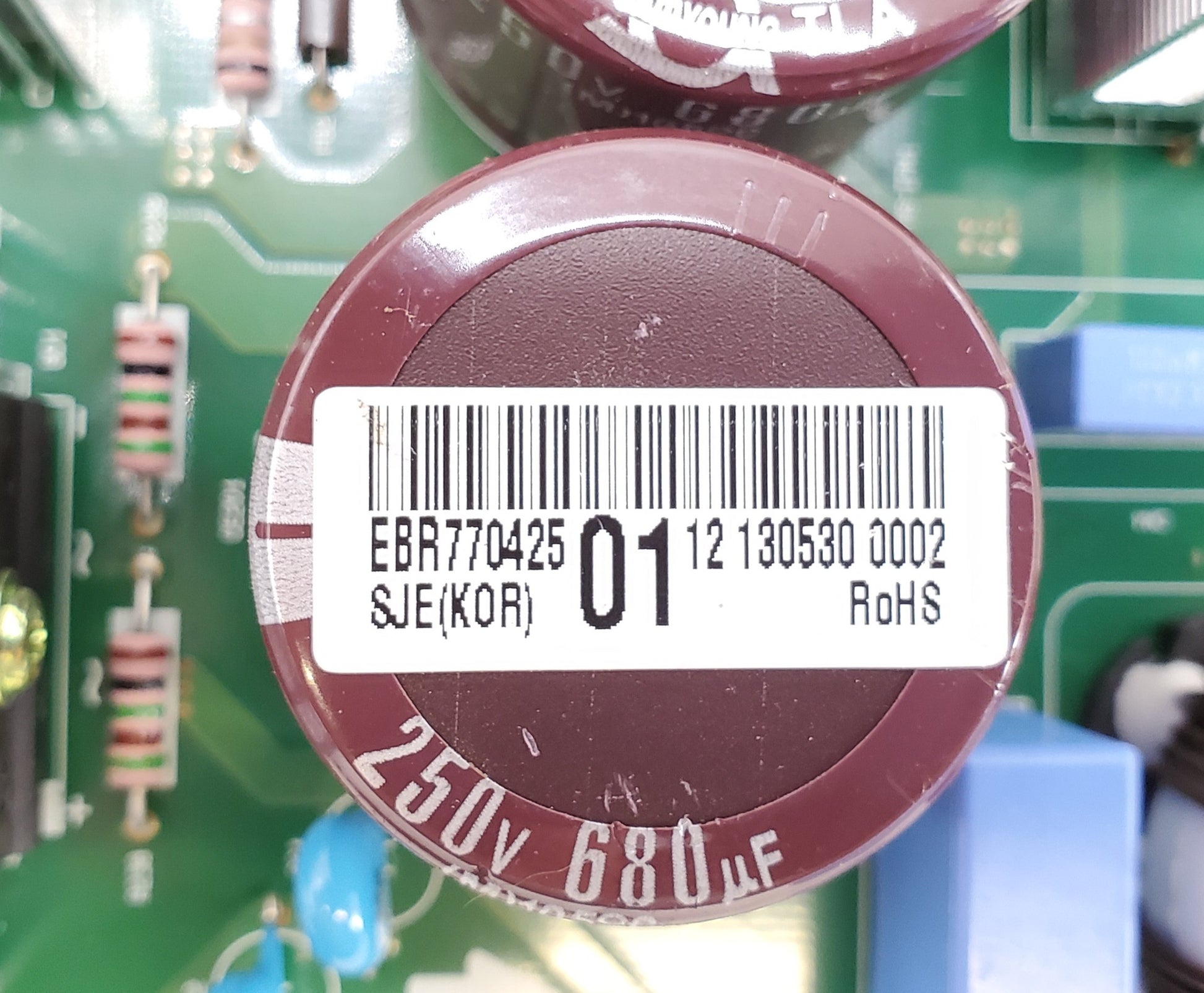 LG Refrigerator Control EBR77042501