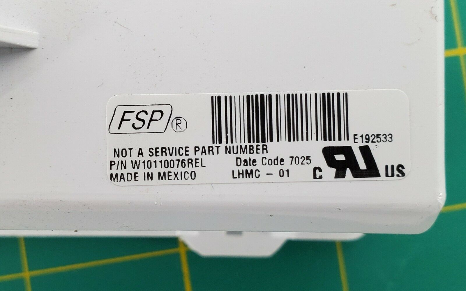 OEM  Whirlpool Washer Control W10110076