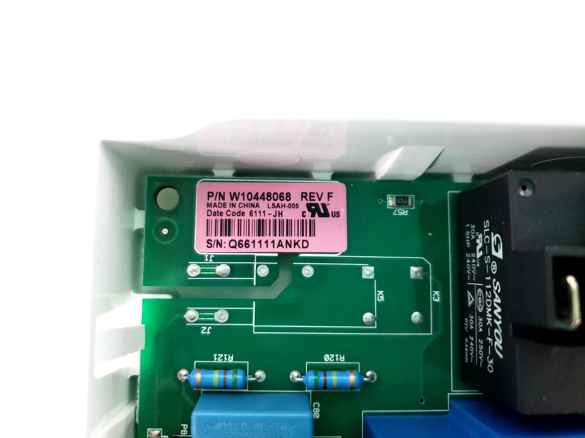 Whirlpool Dryer Control Board W10691551 (W10448068)