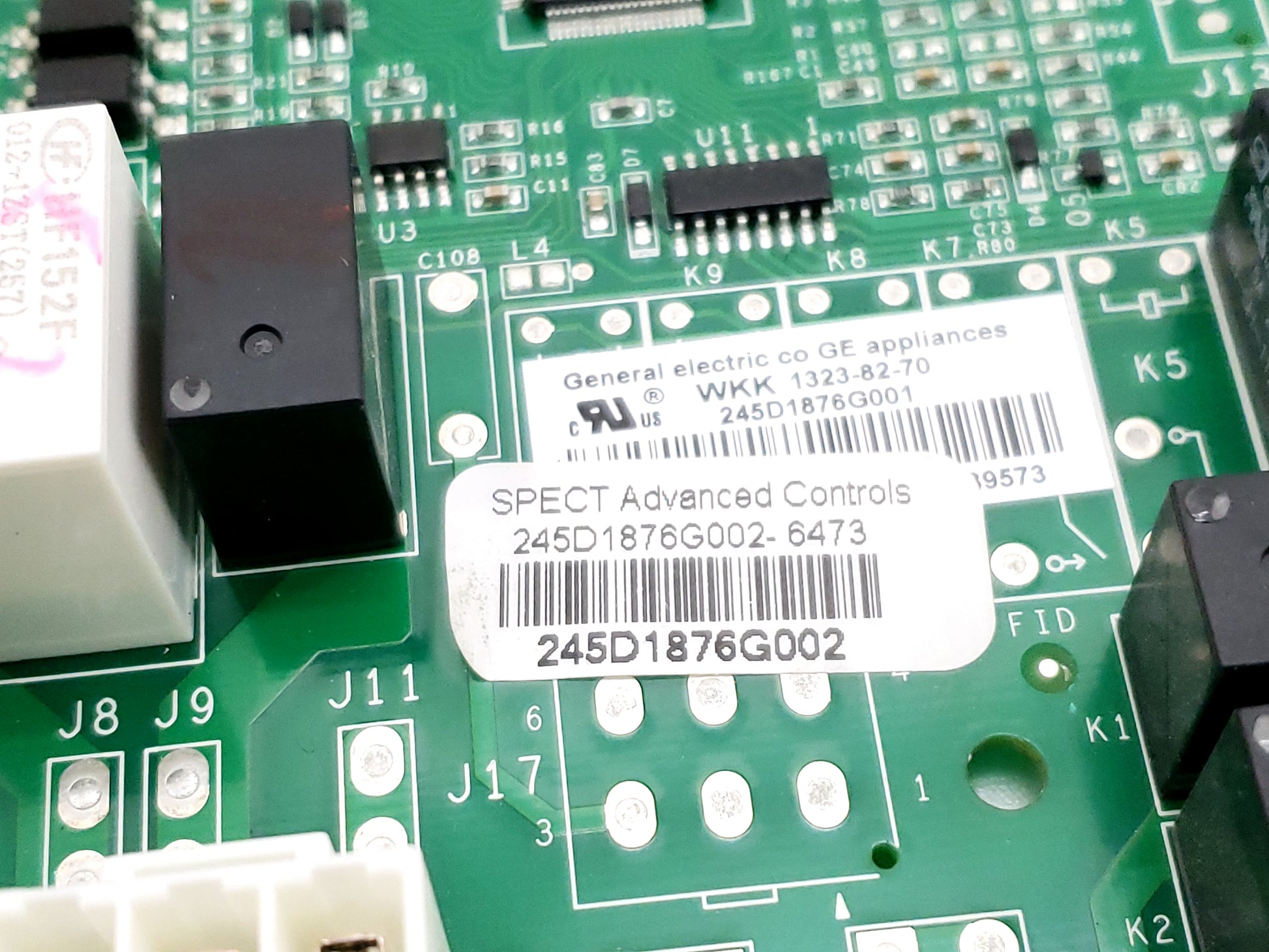 GE Refrigerator Control Board 245D1876G001