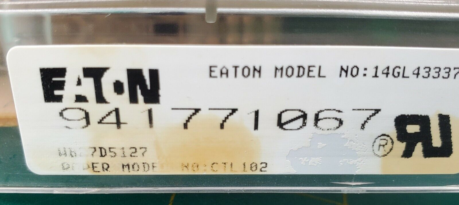 GE Range Control Board WB27D5127