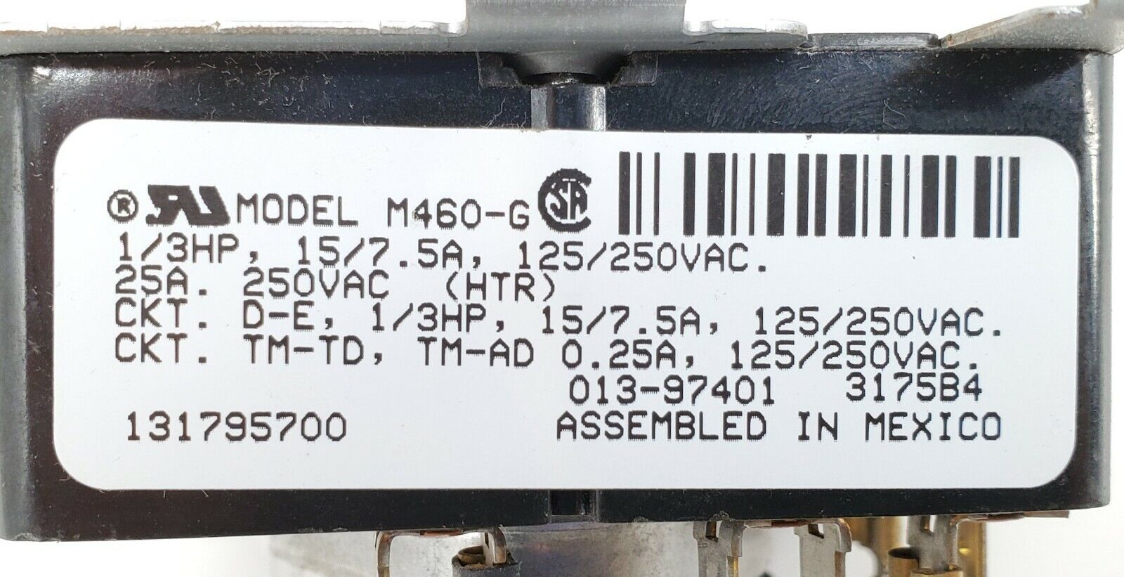 Frigidaire Dryer Timer Assembly 131795700