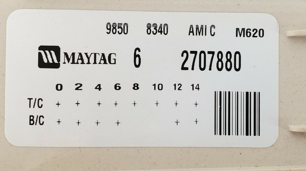 Maytag Washer Timer 62707880