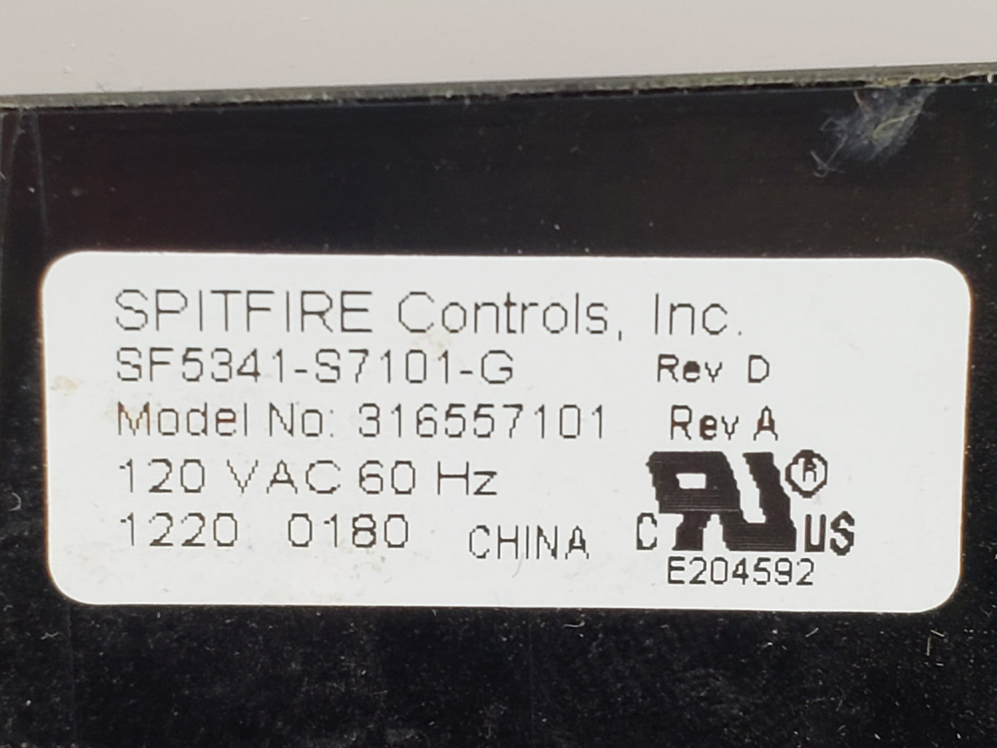 Frigidaire Range Control Board 316557101