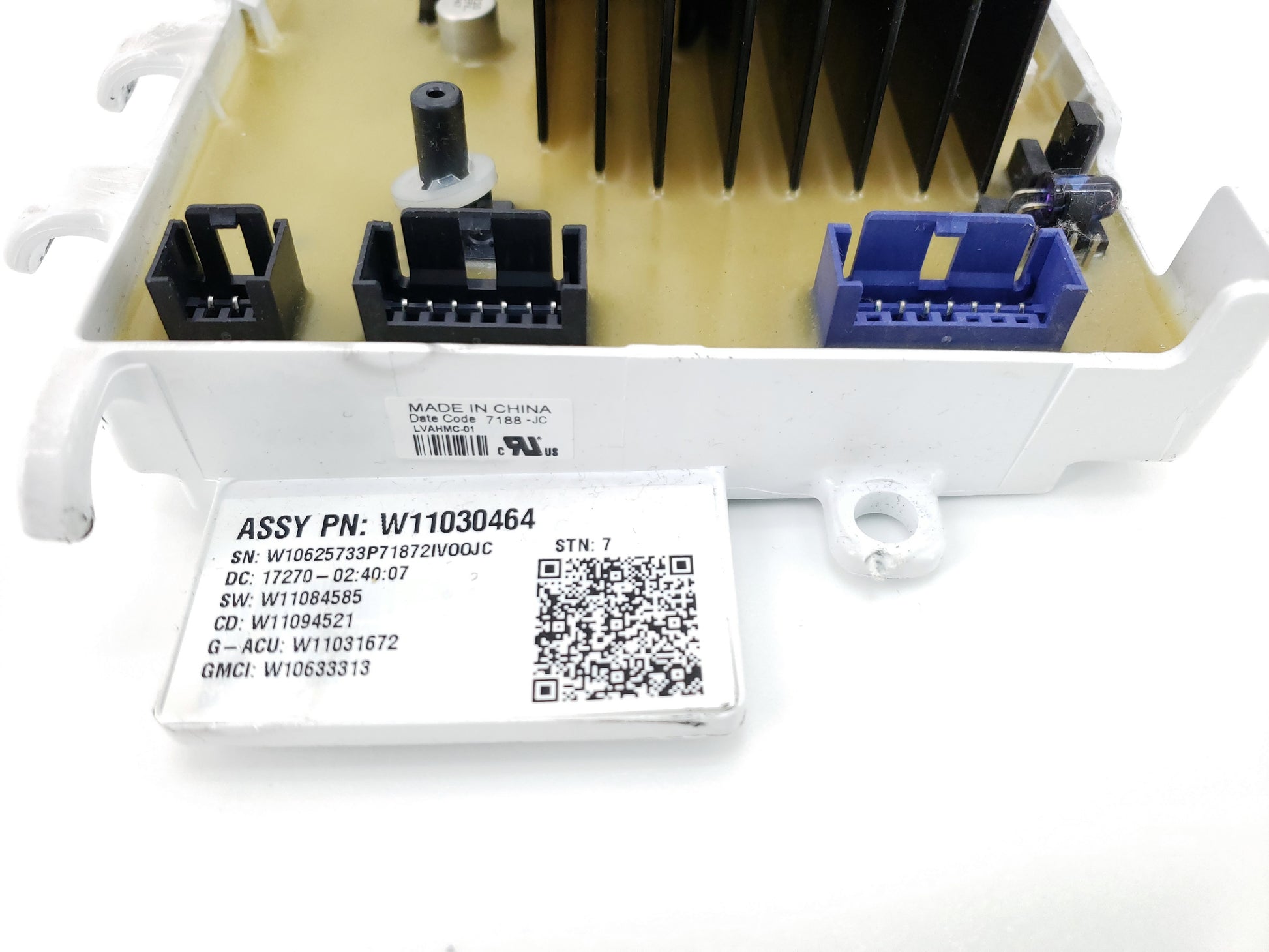 Whirlpool Washer Control W11030464